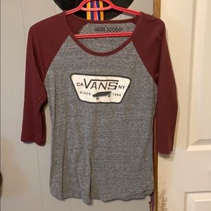 Vans 3/4 sleeve tee